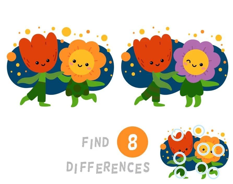 İki Resim Arasındaki 8 Farkı Bul