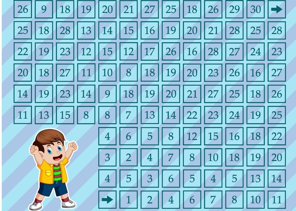 Rakamlı Labirent Bulmaca