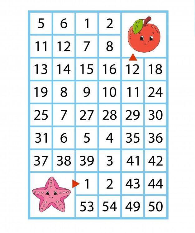 Rakamlı Labirent Bulmaca