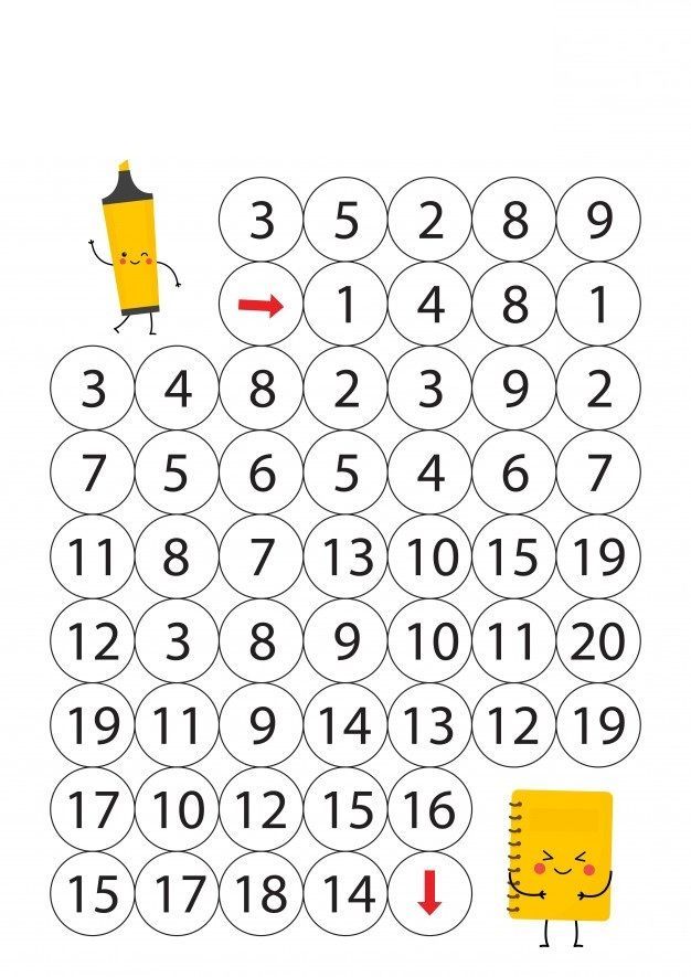 Rakamlı Labirent Bulmaca