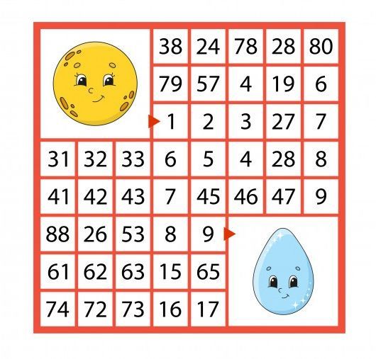 Rakamlı Labirent Bulmaca