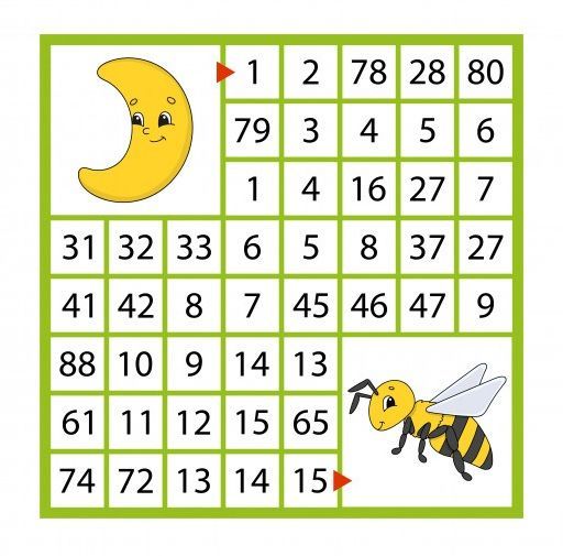 Rakamlı Labirent Bulmaca