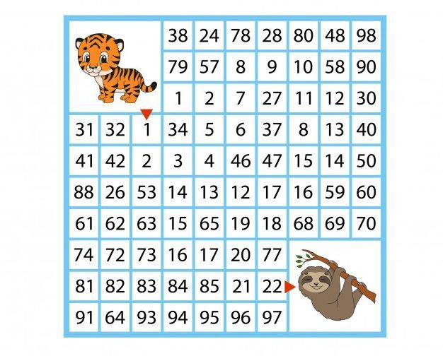 Rakamlı Labirent Bulmaca