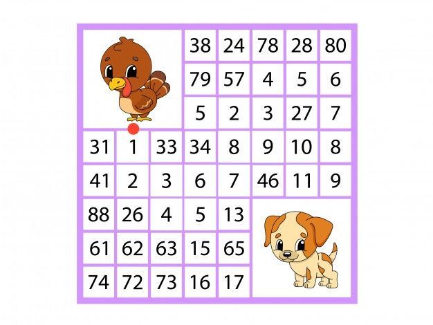 Rakamlı Labirent Bulmaca