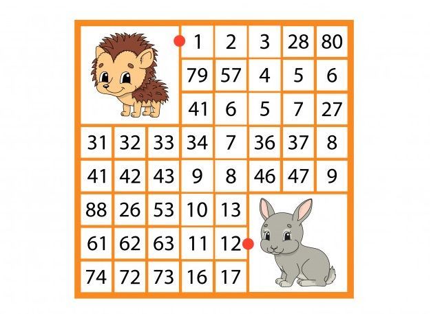 Rakamlı Labirent Bulmaca